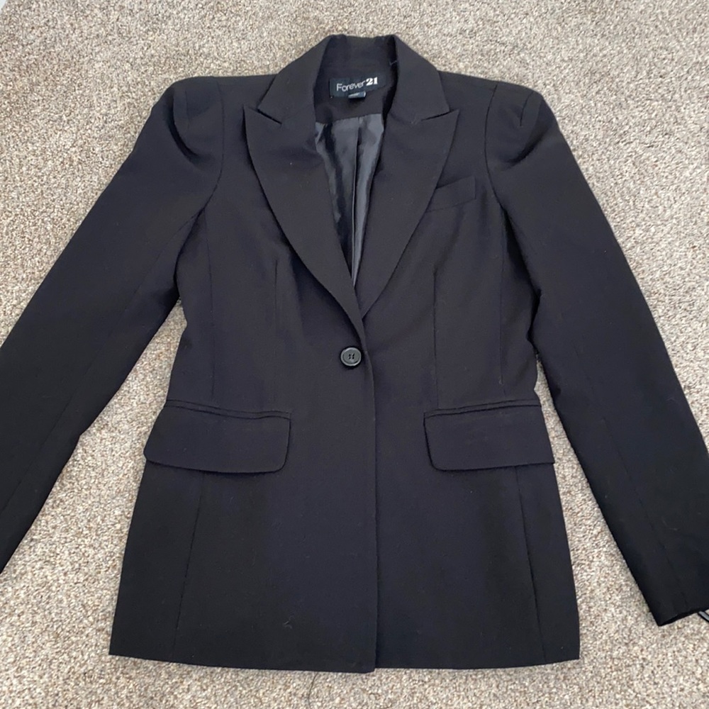 Fitted Blazer Single Button